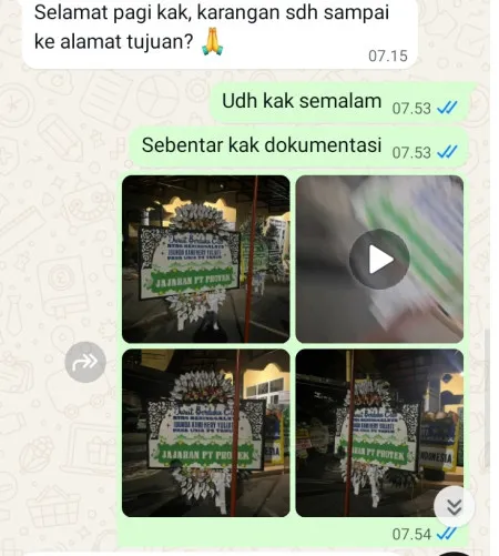 Pengiriman Papan Bunga Selamat Bulu Lor Jambon