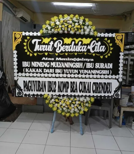 Papan Bunga Duka Bulu Lor Jambon